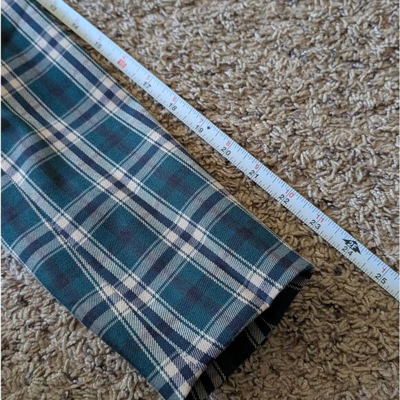 NWT Greylin Green Plaid Belted Single-breasted Button Blazer Coat Jacket, size S - Picture 7 of 10